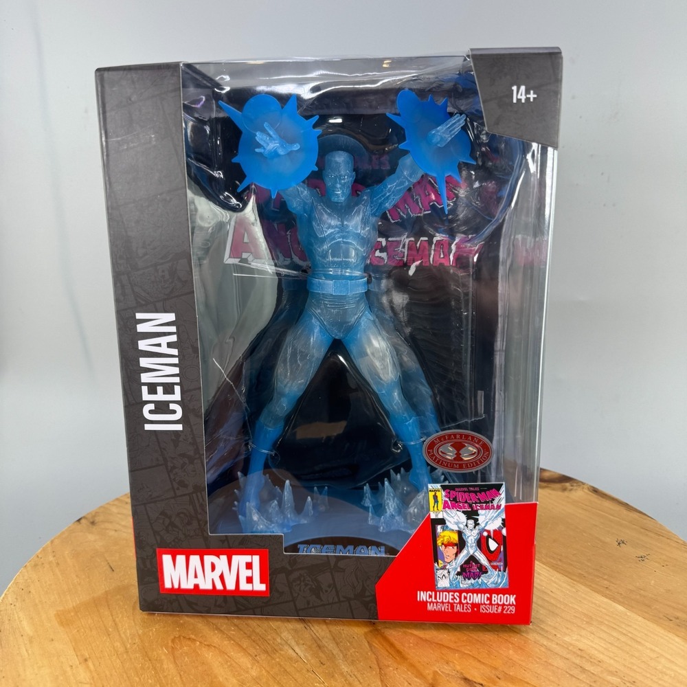 McFarlane Toys Marvel Iceman 1:6 Statue Red Platinum Edition Marvel Tales #229